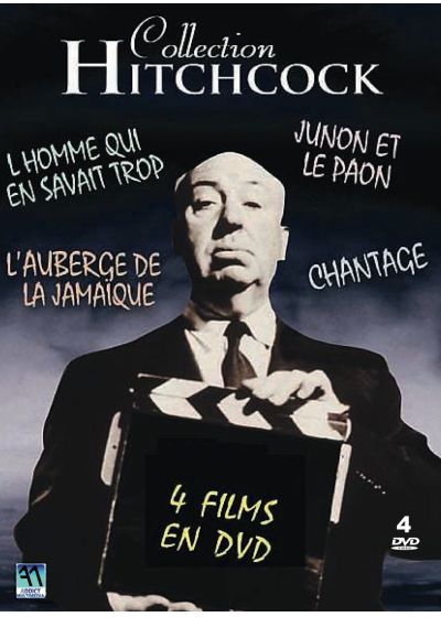 Collection Hitchcock : L'homme qui en savait trop + Junon et le paon + Chantage + L'auberge de la Jamaique (Pack) - DVD
