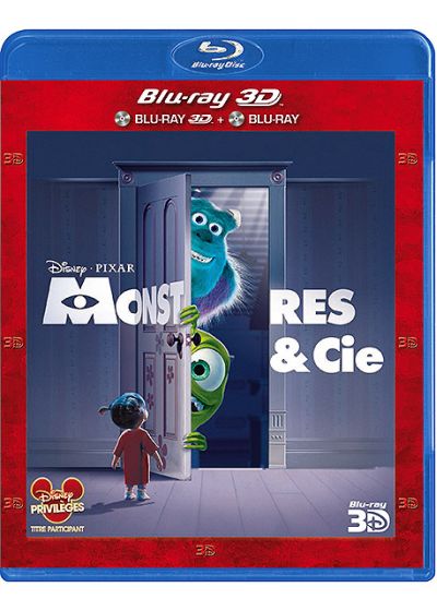 DVDFr - Monstres & Cie (Blu-ray 3D + Blu-ray 2D) - Blu-ray 3D