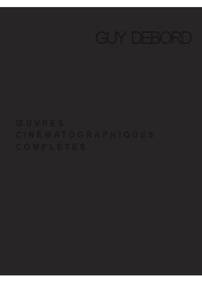 Guy Debord - Oeuvres cinématographiques complètes - DVD