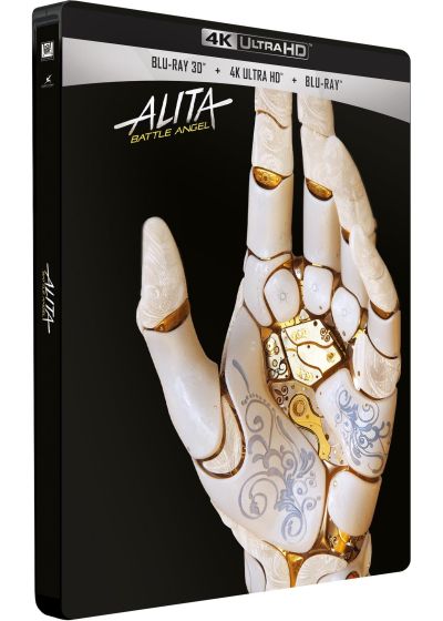 Alita : Battle Angel (4K Ultra HD + Blu-ray 3D + Blu-ray - Édition Limitée SteelBook) - 4K UHD