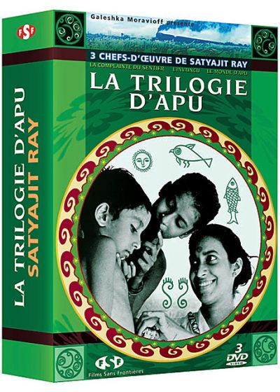 La Trilogie d'Apu : La Complainte du sentier + L'Invaincu + Le Monde d'Apu (Pack) - DVD
