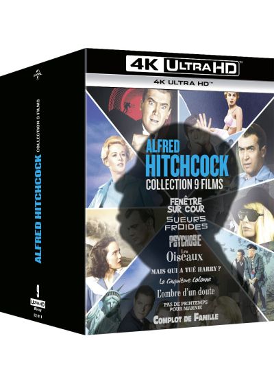 Alfred Hitchcock - Collection 9 films (4K Ultra HD) - 4K UHD