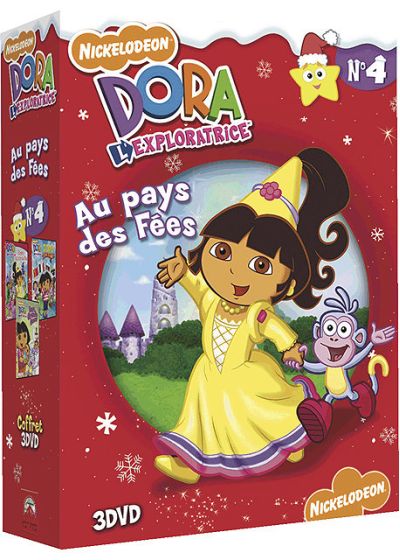 Dora l'exploratrice - Coffret n° 4 : Au pays des Fées (Pack) - DVD