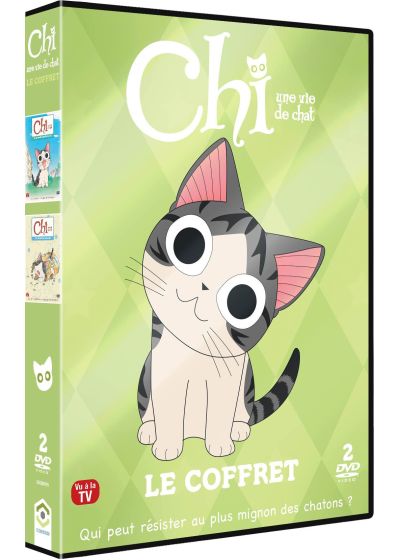 Chi, une vie de chat - Le coffret : Vol. 1 : La nouvelle famille de Chi + Vol. 2 : Chi découvre le monde - DVD