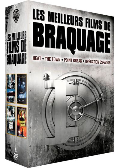 Les Meilleurs films de braquage - Heat + The Town + Point Break + Opération Espadon (Pack) - DVD