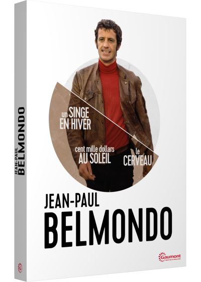 Jean-Paul Belmondo : Un singe en hiver + Cent mille dollars au soleil + Le Cerveau (Pack) - DVD