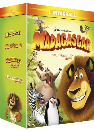 L'Intégrale Madagascar + Les Pingouins de Madagascar (Pack) - DVD