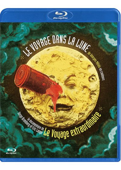 Le Voyage dans la Lune de Georges Méliès en couleurs + Le voyage extraordinaire (Version Restaurée) - Blu-ray