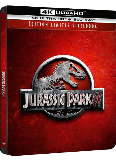 Jurassic Park III (4K Ultra HD + Blu-ray - Édition boîtier SteelBook) - 4K UHD