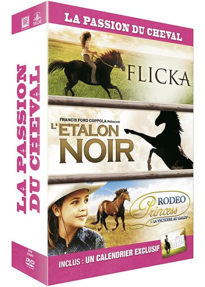 Passion du cheval : Flicka + L'étalon noir + Rodeo Princess (#NOM?) - DVD