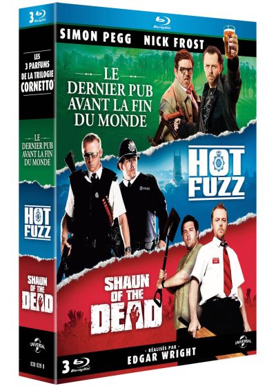 La Trilogie Cornetto : Le dernier pub avant la fin du monde + Hot Fuzz + Shaun of the Dead - Blu-ray