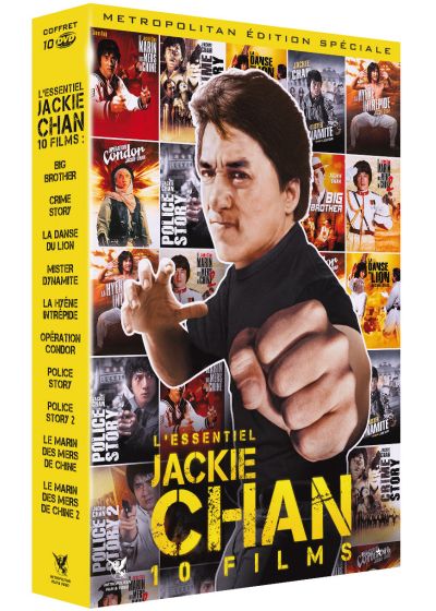 Jackie Chan, l'essentiel - 10 Films - Coffret n° 1 (Pack) - DVD