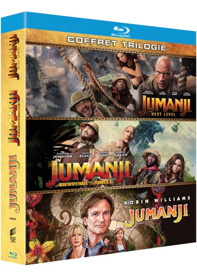 Jumanji + Jumanji : Bienvenue dans la jungle + Jumanji : Next Level - Blu-ray