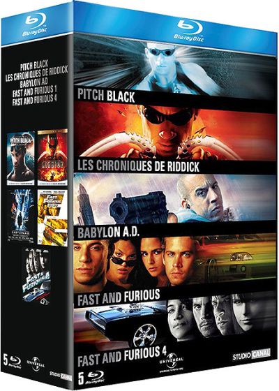 Coffret Vin Diesel - Blu-ray