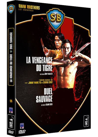 Coffret Shaw Brothers - L'action sauvage de Jimmy Wang Yu et Chang Cheh - La vengeance du tigre + Duel sauvage (Pack) - DVD