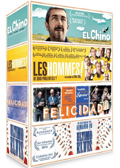Latino : El Chino + Les Hommes ! De quoi parlent-ils ? + Felicidad + Ultimo Elvis (Pack) - DVD