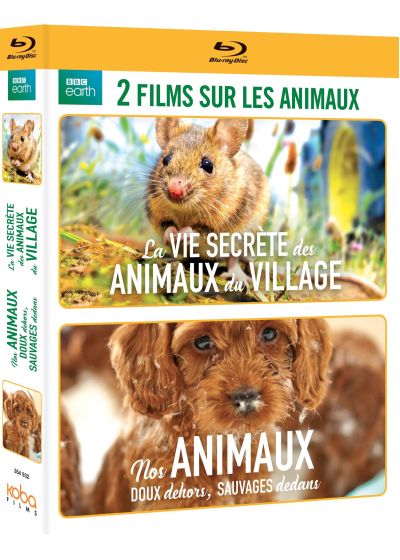 Nos animaux : Doux dehors, sauvages dedans + La Vie secrète des animaux du village (Pack) - Blu-ray