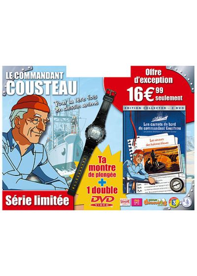 Les Carnets de bord du commandant Cousteau - Les amours des baleines bleues (Pack) - DVD