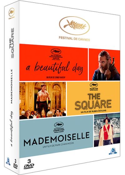 Coffret "Festival de Cannes" : A Beautiful Day + The Square + Mademoiselle (Pack) - DVD