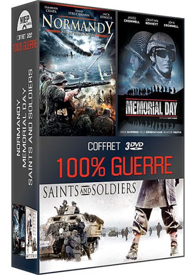 Coffret 100% Guerre : Normandy + Memorial Day + Saints and Soldiers (Pack) - DVD