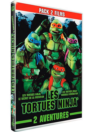 Les Tortues Ninja 2 & 3 : Le secret de la mutation + Les Tortues Ninja 3 : Nouvelle génération (Pack 2 films) - DVD