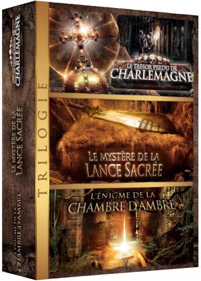 Trilogie Aventure : Le Trésor perdu de Charlemagne + Le Mystère de la Lance Sacrée + L'Enigme de la Chambre d'Ambre (Pack) - DVD