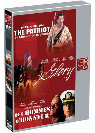 Flix Box - 14 - The Patriot - Le chemin de la liberté + Glory + Des hommes d'honneur - DVD