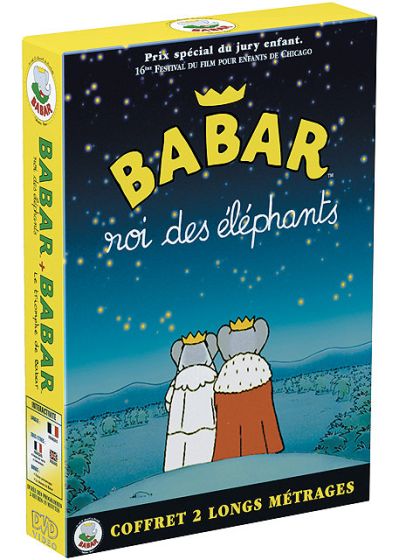 Babar, coffret longs-métrages : Le triomphe de Babar + Babar, roi des éléphants - DVD