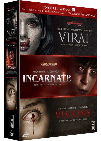 Coffret Blumhouse : Viral + Incarnate + Visions - DVD