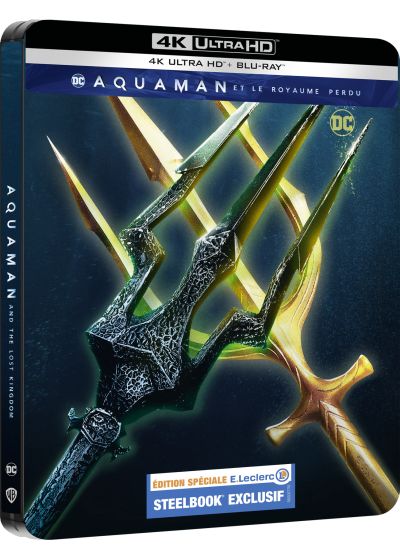 Aquaman et le Royaume perdu (Édition limitée spéciale E.Leclerc - SteelBook exclusif - 4K Ultra HD + Blu-ray) - 4K UHD