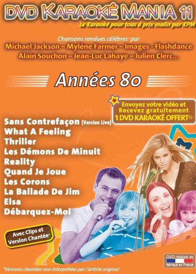 DVD Karaoké Mania 11 : Années 80 - DVD