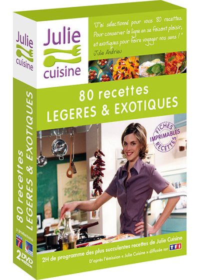 80 recettes légères & exotiques de Julie Cuisine (Pack) - DVD