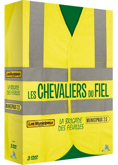 Les Chevaliers du fiel - Coffret Les Municipaux, de la scène à l'écran : La Brigade des feuilles + Municipaux 2.0 + Les Municipaux (Pack) - DVD