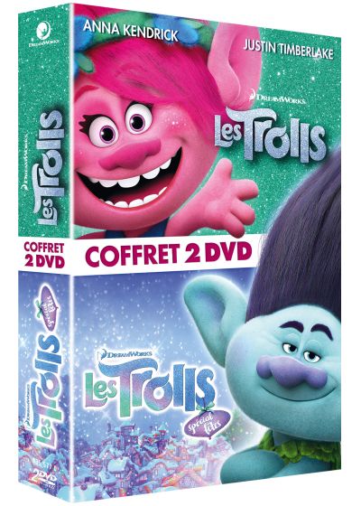 Coffret : Les Trolls + Les Trolls spécial fêtes (Pack) - DVD