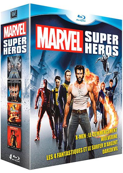 Marvel Super héros - Coffret 4 films (Pack) - Blu-ray