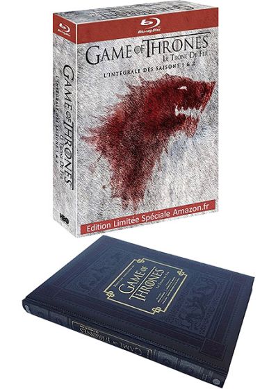 Game of Thrones (Le Trône de Fer) - L'intégrale des saisons 1 & 2 (Édition limitée - Inclus le livre "Dans les coulisses de Game of Thrones") - Blu-ray