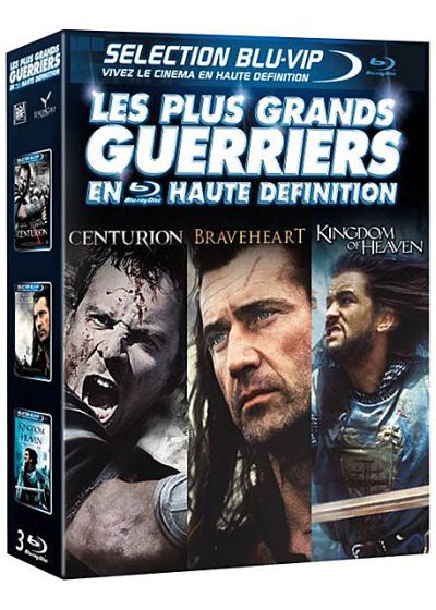 Les Plus grands guerriers en haute définition : Centurion + Braveheart + Kingdom of Heaven (Pack) - Blu-ray