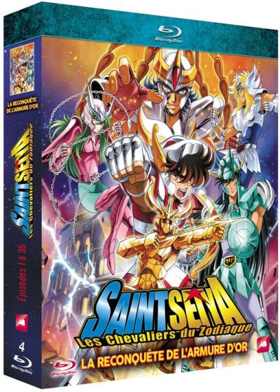 Saint Seiya - Les chevaliers du Zodiaque : La reconquête de l'armure d'or - Épisodes 1 à 35 - Blu-ray