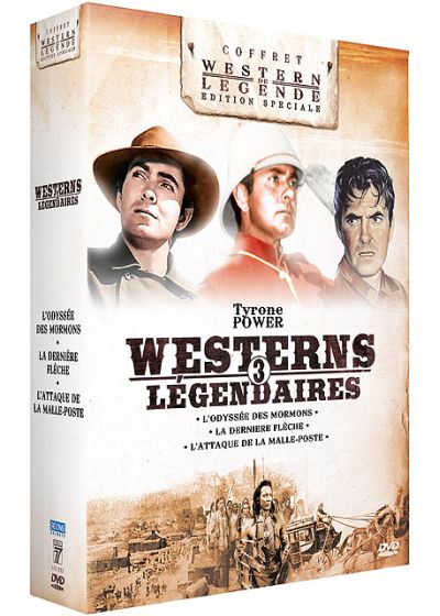 Tyrone Power - 3 westerns légendaires : L'Attaque de la malle-poste + La Dernière flèche + L'Odyssée des Mormons (Pack) - DVD