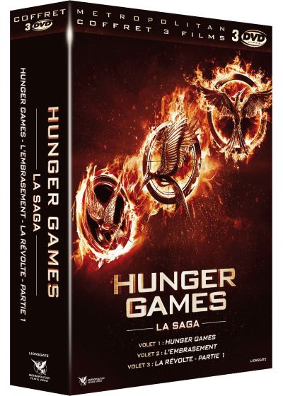 Hunger Games + Hunger Games 2 : L'embrasement + Hunger Games - La Révolte : Partie 1 - DVD