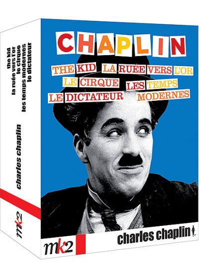 Chaplin en famille - Le dictateur + Les temps modernes + La ruée vers l'or + Le cirque + The Kid (Pack) - Blu-ray