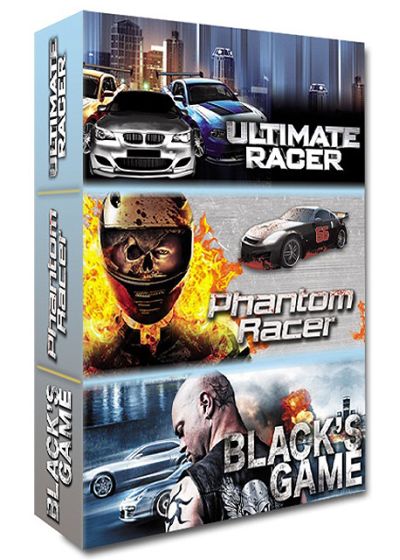 Voiture - Coffret 3 films : Ultimate Racer + Phantom Racer + Black's Game (Pack) - DVD