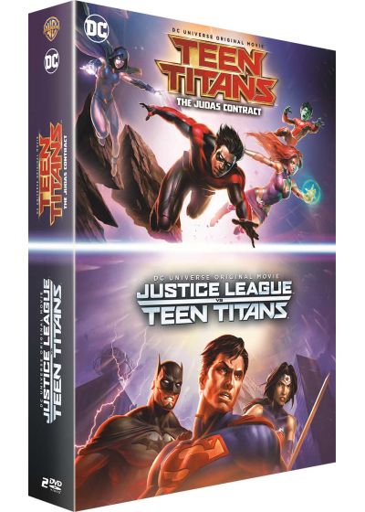 La Ligue des justiciers vs les Teen Titans + Teen Titans: The Judas Contract (Pack) - DVD