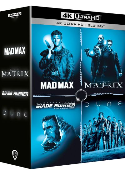 Mad Max + Matrix + Blade Runner + Dune (4K Ultra HD + Blu-ray) - 4K UHD