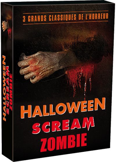 3 grands classiques de l'horreur : Halloween + Scream + Zombie - DVD