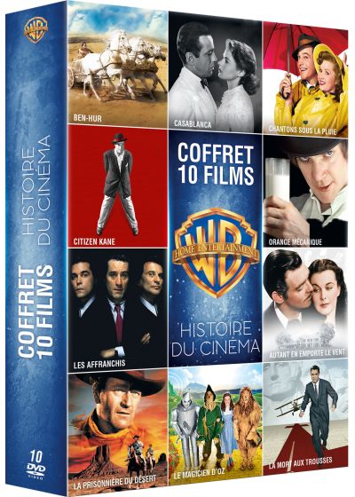 Collection de 10 films de l'histoire du cinéma Warner (Pack) - DVD