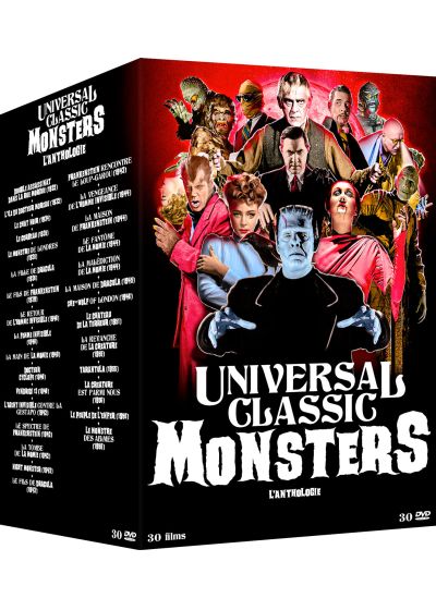 Universal Classic Monsters - L'Anthologie - Coffret 30 films - 30 DVD - DVD