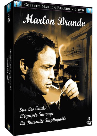 Marlon Brando - coffret - Sur les quais + L'équipee sauvage + La poursuite impitoyable (Pack) - DVD