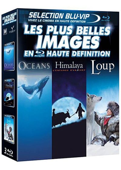Les Plus belles images en haute définition : Océans + Himalaya, l'enfance d'un chef + Loup (Pack) - Blu-ray