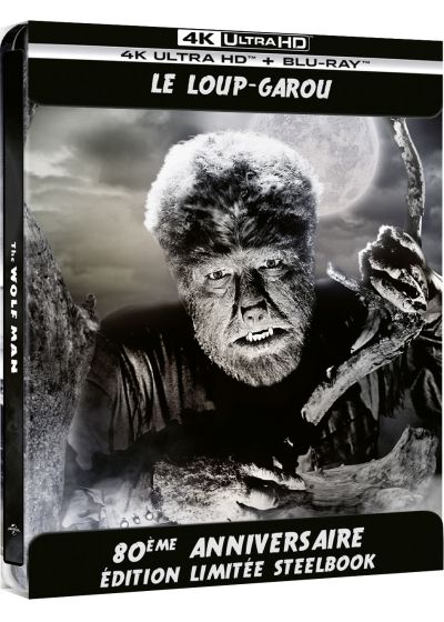 Le Loup-garou (4K Ultra HD + Blu-ray - Édition 80e anniversaire - Boîtier SteelBook) - 4K UHD